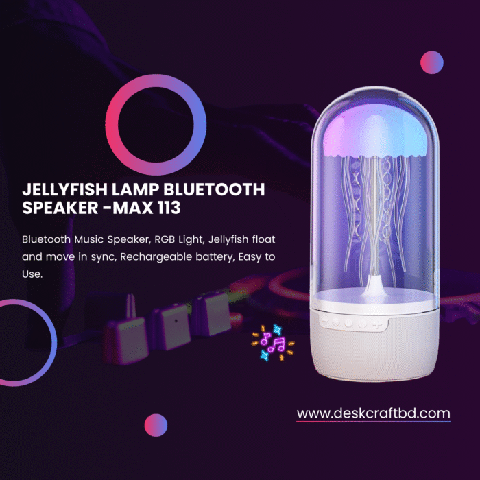 Jellyfish Lamp Bluetooth Speaker (Max-113) - Image 2